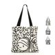 thumbnail image 1 of Bolso Tote de Lona Baglemon para Mujer, Bolso Estético de Hombro con Cierre y Bolsillos Internos, 1 of 7