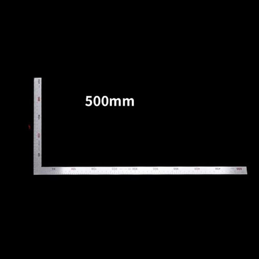 Stainless Steel Angle Square L Shape Measuring Ruler 300mm 500mm Squares 