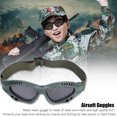 thumbnail image 3 of Vidrios Duraderos Del Juego Del CS De La Protección Ocular De Airsoft De La Malla Metálica Con La Correa Ajustable, 3 of 7