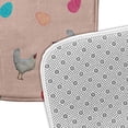thumbnail image 2 of Simply Daisy 24" x 17" Plush Microfiber Sunwashed Red Chickens and Eggs Easter Bath Mat, 2 of 3
