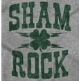 thumbnail image 2 of St Patrick's Day Shamrock Clover Unisex Plus Fleece Graphic Sweatshirt Brisco Brands 2X, 2 of 5