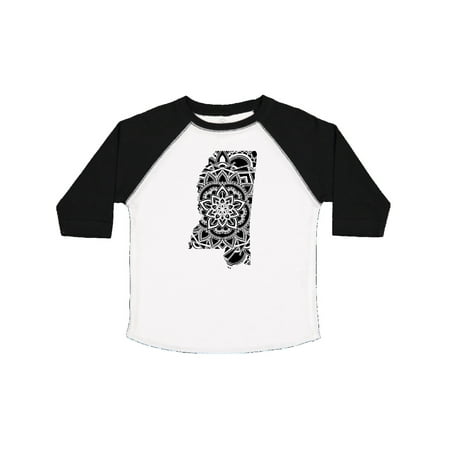 

Inktastic Mississippi Silhouette Mandala Gift Toddler Boy or Toddler Girl T-Shirt