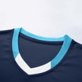 thumbnail image 7 of Odeerbi Kids Teen Boys Girls Mesh Quick Dry Soccer Uniform Set Striped T-Shirt Shorts Breathable Athletic Sportswear for 5-15 Years, 7 of 7