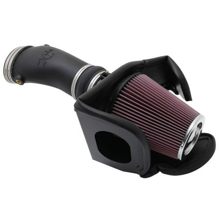 K&N Cold Air Intake Kit: High Performance, Guaranteed to Increase Horsepower: 50-State Legal: 2010-2012 FORD (Mustang Shelby GT500) 57-2579