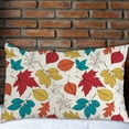 thumbnail image 6 of Pillowcases Autumn Colorful Leaves Pillow Cases Set of 2 Pillow Cover Cushion Case Rectangle Pillowcase with Hidden Zipper 16x24 Inch Home Decor, 6 of 6