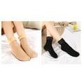 thumbnail image 4 of Qarigey 1 par de calcetines de terciopelo para hombre y mujer, calcetería para clima frío, tubo medio, calentador de pies cómodo, ropa de vestir Medias Color de piel Qarigey AP013764-02, 4 of 6