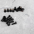 thumbnail image 4 of Ensemble de 10 Pcs de Boulons de Pare-Brise de Moto Anodisés Rouges et Rondelles d'Écrou, Convient à Tous les Vélos avec Diamètre de Vis M5, Aucun Outil Requis, Durable, Attache de Pare-Brise, 4 of 7