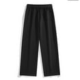 thumbnail image 4 of sususu Mens Sweatpants Cotton,Men's Casual Pants Comfortable Stretch Relaxed Fit Lightweight Breathable Soft Fabric For Everyday Wear And Outdoor Activities,Black,L, 4 of 7