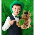 thumbnail image 6 of DolliBu Super Soft Sitting Buffalo Stuffed Animal with Green Plush Shamrock, Cute Green Shamrock Plush, St Patricks Day Stuffed Animal Buffalo, Good Luck St Patricks Day Toys for Kids, Baby - 8.5 Inch, 6 of 7