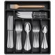 thumbnail image 1 of Bandeja organizadora de cajones Lifewit para cubiertos de plástico, color negro, 1 of 8