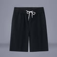 thumbnail image 1 of pstuiky Pantalones cortos para hombre, Pantalones cortos transpirables de color liso para hombre, informales, para vacaciones, con bolsillos Pantalones cortos cargo, 1 of 4