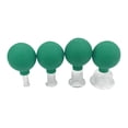 thumbnail image 1 of Ventosas de vacío de seguridad para espalda cara músculo verde Zulema Bola de goma ahuecada, 1 of 8