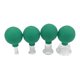 thumbnail image 1 of 4 piezas de silicona de , comodidad médica, seguridad, ventosas de vacío profesionales para , cuerpo, , cuerpo, pierna, , Verde Sunnimix Bola de goma ahuecada, 1 of 8