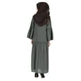 thumbnail image 4 of Bimba Islamic Long Dress With Printed Hijab Scarf Rayon Abaya Maxi Clothes For Muslim Women, 4 of 7