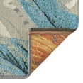 thumbnail image 5 of Unique Loom Outdoor Botanical Collection Area Rug - Kula (5' 3" x 8' Rectangle Multi/Gray), 5 of 6