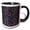 Black/White, variant on 3drose, Gradient Dot Pattern Background - Abstract Vector Graphic, 11oz Mug