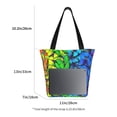 thumbnail image 2 of Balery Multicolored Butterflies Bolsa de Hombro con Diseño, Bolsa Grande y Duradera, Bolsa Versátil para Compras, 2 of 4