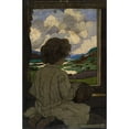 thumbnail image 2 of Elizabeth Shippen Green Elliott 17x24 Black Ornate Framed Double Matted Museum Art Print Titled: The Journey (1903), 2 of 5