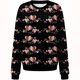 thumbnail image 4 of Sudadera vintage divertida de manga larga con cuello redondo y estampado de amor para el día de San Valentín para mujer Fridja  hkj2874, 4 of 5