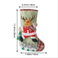 thumbnail image 3 of Fiudx Liquidación de ofertas flash Valla para medias navideñas, bolsa de regalo navideña, decoración colgante para árbol de Navidad, bolsa de dulces decorativa, 3 of 6
