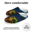 thumbnail image 6 of Kdxio Playful Colorful Dragons Flowers Women's Men's Slippers Plush Slip-On House Slipper for Winter Indoor Soft Cushion Non-slip Fluffy Slides Slippers-13, 6 of 7
