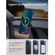 thumbnail image 4 of Mgnaooi Funda magnética para iPhone 13 Pro [prueba de caída de grado MIL y compatible con MagSafe] Parte trasera mate translúcida con teclas de aleación de aluminio, a prueba de golpes 13 Pro funda pa, 4 of 4