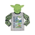 thumbnail image 3 of Lego Baby Yoda Boys Hooded Long Sleeve Top and Pants 2-Piece Pajama Sleep Set, Sizes 4-12, 3 of 5