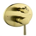 thumbnail image 4 of Cfowner Shower System, Wall Mounted Shower Faucet Set with High Pressure for Bathroom, 10" Stainless Steel Handheld Shower Set, Brushed Gold, 4 of 6
