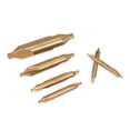 thumbnail image 2 of 6pcs 60degree HSS Center Spotting Drill Bit Set -5mm for Precision Drilling, 2 of 8