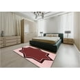 thumbnail image 5 of Ahgly Company Machine Washable Indoor Rectangle Transitional Pastel Pink Area Rugs, 5' x 8', 5 of 7