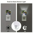 thumbnail image 3 of Salouo Colorful Tire Tunnel Park for Night Lights Plug into Wall 1 Pack, 0.5W Plug in Night Light with Dusk-to-Dawn Light Sensor LED Nightlight for Bathroom, Adult, Hallway-US, 3 of 7