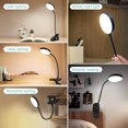 thumbnail image 4 of Lámpara de mesa LED inalámbrica, lámpara de noche táctil de 5 colores y 5 lámparas LED regulables de cuello flexible de 360°, lámpara de lectura de cabecera JM MX-0134988FYD, 4 of 5