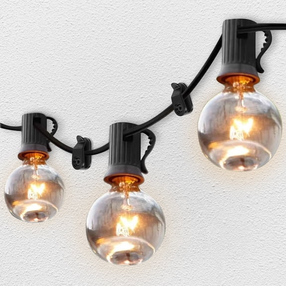 30Pcs Outdoor String Lights Clips Weatherproof Cable Hanger Hooks for Hanging Fairy Lights Holiday Decor