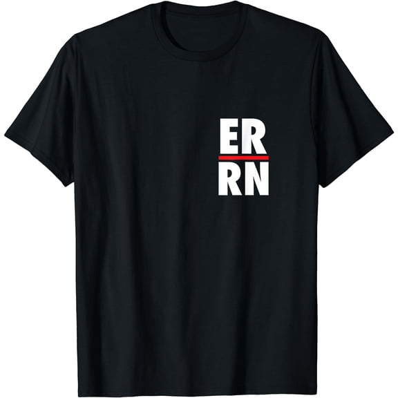 ER RN Emergency Room Registered Nurse Heart Edition T-Shirt