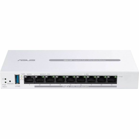Restored ASUS ExpertWiFi (EBG19P) Gigabit PoE+ VPN Wired Router (Refurbished)