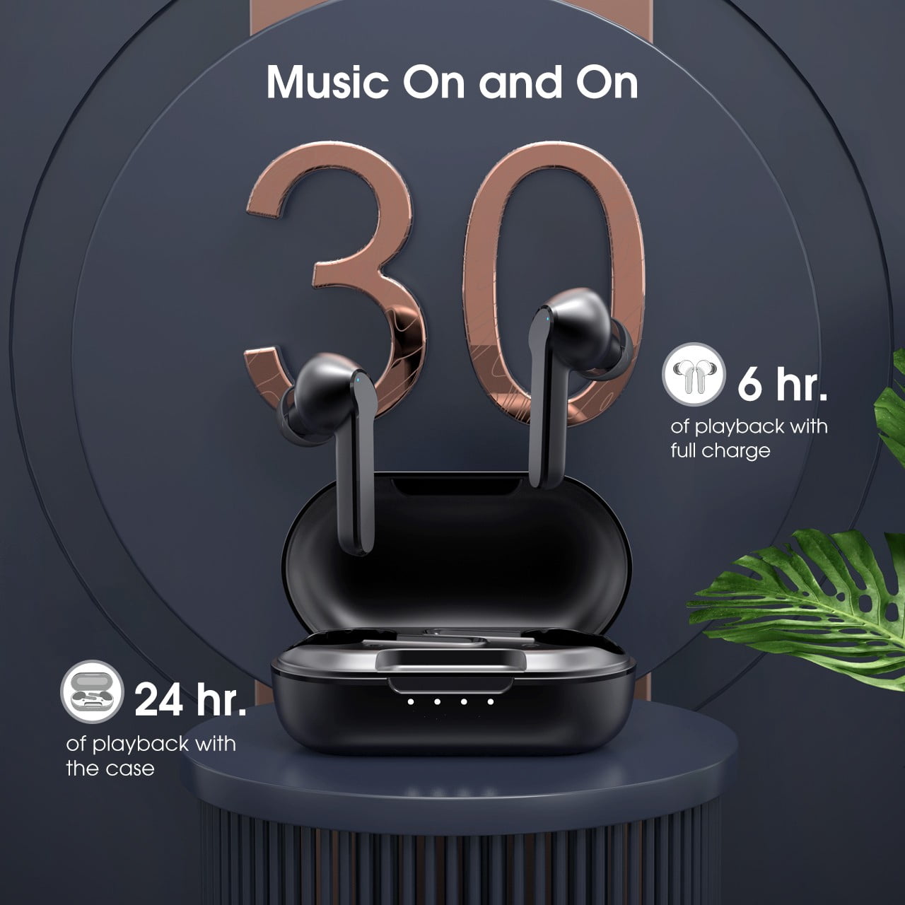 Wireless Earbuds, Mpow MBits S Bluetooth Earbuds 5.0, Puchy Bass/CVC  8.0/IPX8 Waterproof/35Hrs/USB-C Charging/L/R Modes/Touch Control Bluetooth  Earphones Wireless Headphones for Sports, Workout, Gym - Walmart.com