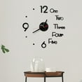 thumbnail image 3 of Kmbangi DIY Wall Clock Letter Numeral Hanging Clock Decorative Ornament, 3 of 6