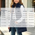 thumbnail image 6 of OGLCCG Long Puffer Vest Girls Sleeveless Quilted Warm Coat Gilet Jacket Fall Winter Zip Up Padded Outerwear with Pockets(Navy,7-8 Years), 6 of 8