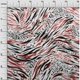 thumbnail image 3 of oneOone Polyester Lycra Red Fabric Animal Skin Fabric For Sewing Printed Craft Fabric By The Yard 56 Inch Wide, 3 of 6