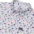 thumbnail image 4 of Burlebo Men's Performance Short Sleeve Button Up Shirt (Grillmaster, Large), 4 of 5