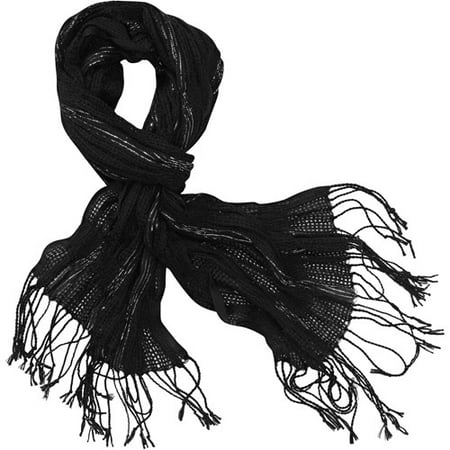 Women's Ruched Lurex Scarf