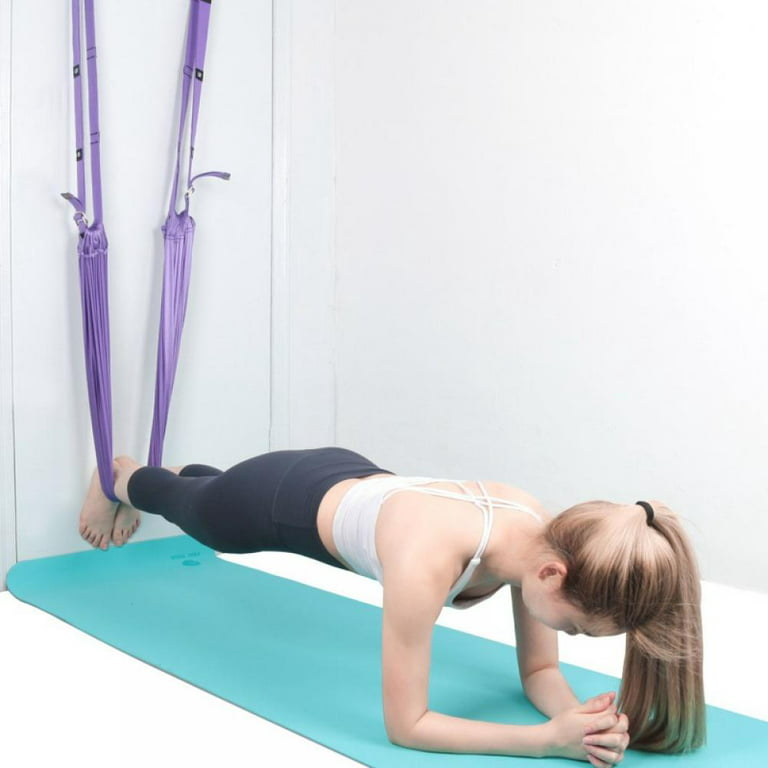 Yards Premium Aerial Silk Fabric Yoga Swing for Antigravity Yoga Inversion  Include Daisy Chain,Carabiner - Trapeze Yoga Kit - Flying Yoga Inversion