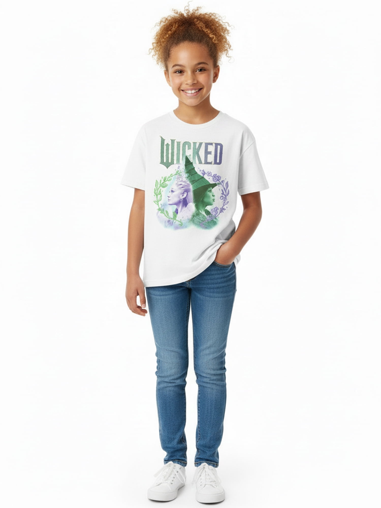 Wicked Unbreakable Bond Girls Short Sleeve Graphic T-Shirt, Sizes 4-16