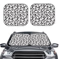 thumbnail image 2 of Balery Cute Panda Face Parasol para parabrisas de coche de 2 piezas | Parasol plegable para parabrisas delantero de coche para la mayoría de sedanes-Medium, 2 of 6