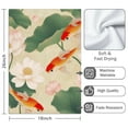 thumbnail image 3 of 2 Pcs Funny Kitchen Towels,Koi Fish and Lotus Flowers Microfiber Dish Towels,Kitchen Tea Towels,Kitchen Towel Set (18" X 26"), 3 of 3