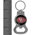 thumbnail image 2 of Nfl Siskiyou Sports Fan Shop San Francisco 49Ers Abrebotellas Llavero Talla Única Color Del Equipo Negro, 2 of 2
