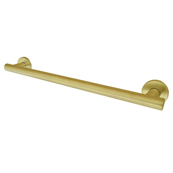 Kingston Brass 24" Berwyn Grab Bar, 1-1/4" O.D, Wall Mounted, Brushed Brass Finish