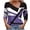 Purple, variant on DDAPJ pyju Fall Tops for Women Trendy Casual V Neck Long Sleeve Shirts Geometric Graphic Print T Shirt Ofertas Hoy Liquidación Green S
