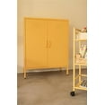 thumbnail image 3 of Novogratz Cache 2 Door Metal Locker Style Storage Accent Cabinet, 3 of 9