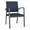 Castillo Batik Blue, variant on Newport Reception Waiting 18.5" Guest Chair / Charcoal Steel / Light Gray